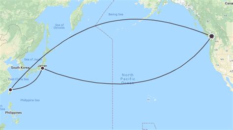 Vancouver, Canada to JST to Tokyo, Japan .